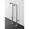 Aqua Vintage AE810S8DX Freestanding Tub Supply Line, Brushed Nickel AE810S8DX - alternate 2